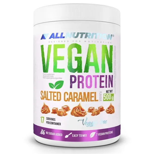 Białko ALLNUTRITION VEGAN PROTEIN 500G słony karmel