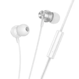 sluchawki-przewodowe-douszne-jack-35-mm-hoco-m110-srebrne