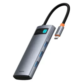 hub-usb-c-baseus-metal-gleam-7w1-hdmi-4k-60hz-3x-usb-3-0-usb-c-pd-sd