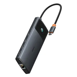 hub-usb-c-baseus-metal-gleam-ii-10w1-hdmi-usb-a-usb-c-rj45-sd-tf-szary