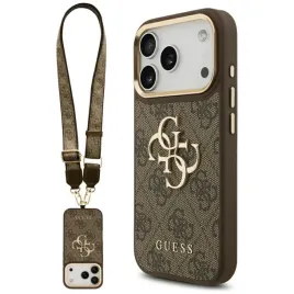 etui-do-iphone-17-pro-guess-4g-classic-big-strap-brazowe