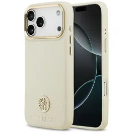 etui-do-iphone-17-pro-max-guess-grained-strass-logo-bezowe