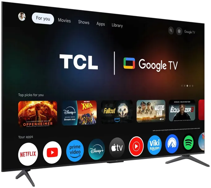 Telewizor QD-Mini LED 144 Hz TCL 65C69K 65" 4K UHD Internet Smart Wi-Fi