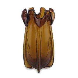 wazon-szklany-ciemny-bursztynowy-335x13x8cm