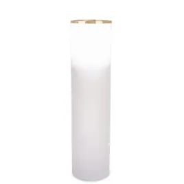 wazon-szklany-bialy-zloty-40x10x10