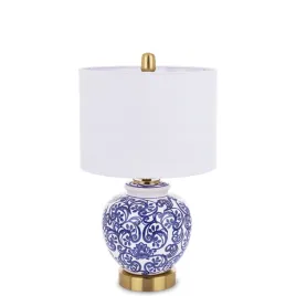lampa-ceramiczna-lampa-ceramika-metal-niebieski-bialyzloty