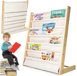 regal-na-ksiazki-dla-dzieci-79cm-stojak-organizer-6-polek-drewno-loft-mocny