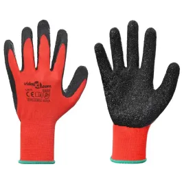 rekawice-robocze-24-pcs-czerwony-i-czarny-11-xxl