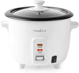 ryzowar-parowar-podtrzymywania-ciepla-nedis-karc06wt-biala-300w-0-6l
