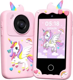 aparat-smartfon-dla-dzieci-gry-kamera-jednorozec-prezent-rozowy-model-d-16