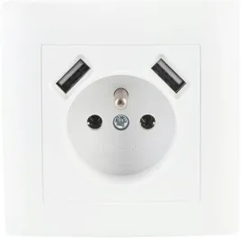 gniazdo-pojedyncze-z-uziemieniem-z-usb-vcx-wesa-lc-13a-bialy