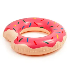 kolo-dmuchane-donut-rozowy-90cm-duzy-materac-do-plywania-wody-na-basen