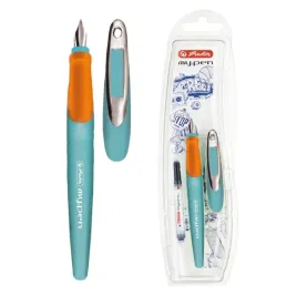 pioro-wieczne-herlitz-my-pen-turkus-pomarancz