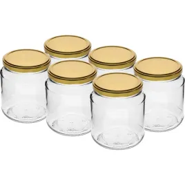 sloiki-szklane-na-przetwory-ze-zlotymi-zakretkami-580-ml-6-szt