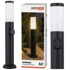 lampa-ogrodowa-stojaca-slupek-45-cm-e27-gniazdo-230v-czarny-led