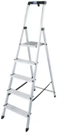 drabina-aluminiowa-jednostronna-krause-safety-1x5-z-polka
