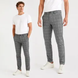 spodnie-meskie-eleganckie-krata-slim-fit-garniturowe-wizytowe-szare-30