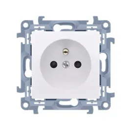 kontakt-simon-10-modul-bialy-gniazdo-1x-z-u-z-przeslonami-szybkozlacza-16a-250v