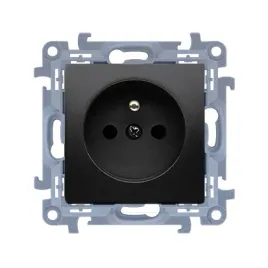 kontakt-simon-10-modul-czarny-mat-gniazdo-1x-z-u-z-przeslonami-szybkozlacza-16a-250v