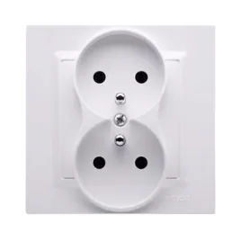 kontakt-simon-10-bialy-gniazdo-z-u-2x-zaciski-srubowe-16a-250v