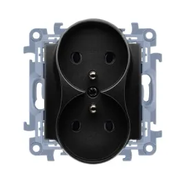 kontakt-simon-10-modul-czarny-mat-gniazdo-2x-z-u-zaciski-srubowe-16a-250v