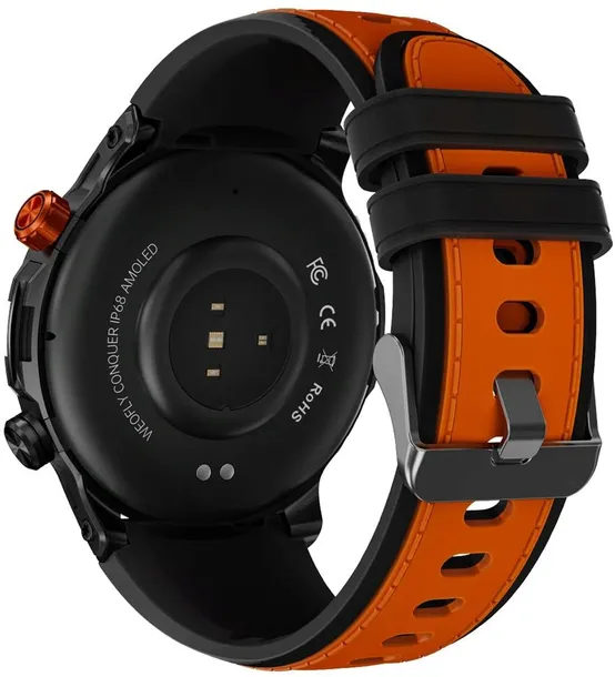smartwatch-weofly-conquer-pomaranczowy-ksztalt-koperty-okragla