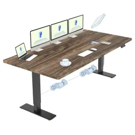 biurko-elektryczne-flexispot-qb2-200x80cm-regulowane-brazowe-120kg