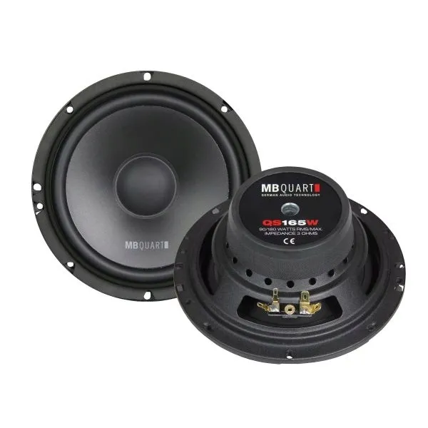 Głośniki SAMOCHODOWE 165 / 16cm MIDBAS WOOFER MB Quart QS165W 180W / 3 OHM