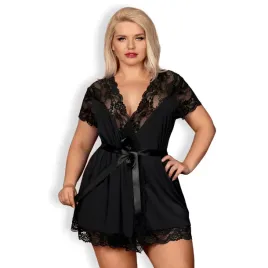 obsessive-810-peignoir-szlafrok-damski-xxl-koronka-czarny