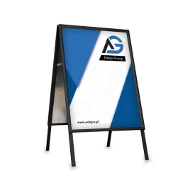 potykacz-reklamowy-a1-czarny-zatrzaskowy-aluminiowy-dwustronny-bez-plakatu