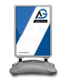 potykacz-reklamowy-zewnetrzny-b1-szary-dwustronny-zatrzaskowy-hampton-szary