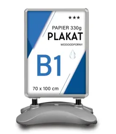 potykacz-reklamowy-zewnetrzny-b1-szary-dwustronny-zatrzaskowy-hampton-szary