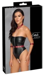cottelli-bondage-body-czarne-z-czerwona-uprzeza-i-mankietami-l