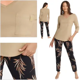 henderson-ladies-pizama-damska-3-4-rekaw-dl-spodnie-garden-40928-08x-s