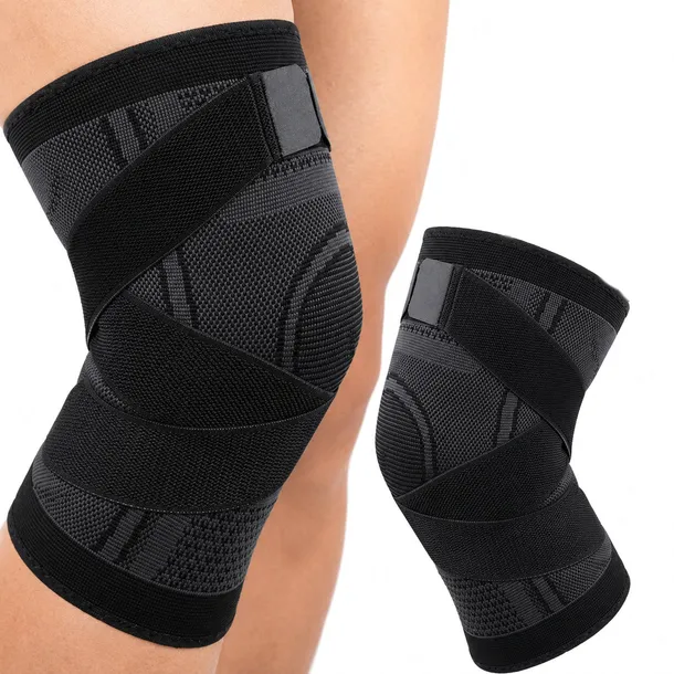 OPASKA STABILIZATOR ŚCIĄGACZ NA KOLANO ORTEZA KOLANA ZE WSPARCIEM RZEPKI