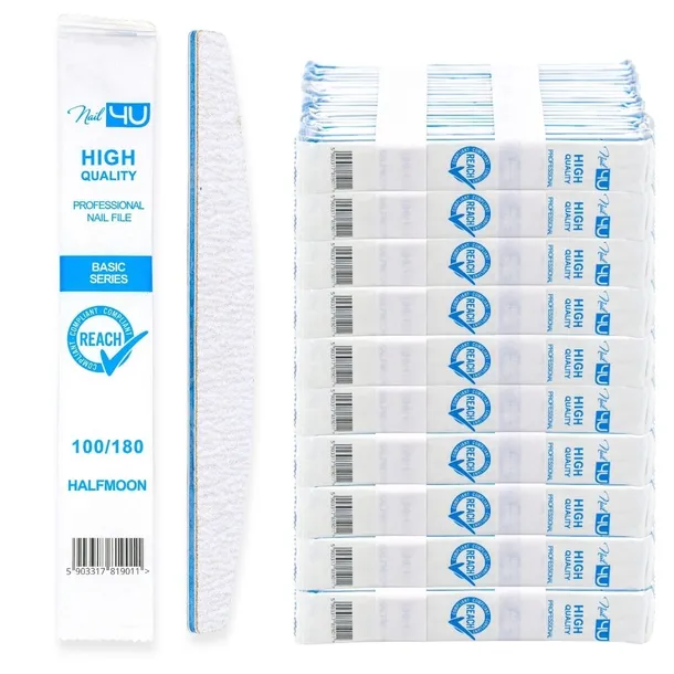 Pilnik Nail4u 100/180 ŁÓDKA Półksiężyc ## 250szt