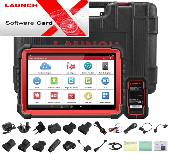 LAUNCH X431 Pro3S+ 10.1cali CanFD DoiP + KABLE NOWY MODEL 2026 j.PL