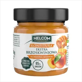 konfitura-extra-brzoskwiniowa-slodzona-miodem-helcom-premium-210g