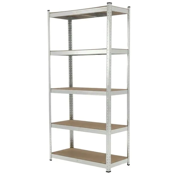 Regał metalowy magazynowy wciskany warsztatowy 5 półek 180×90×40, 875kg