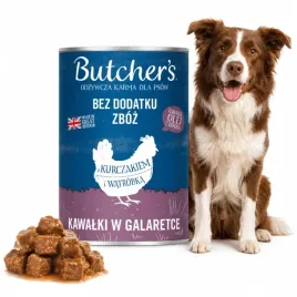 mokra-karma-dla-psa-kurczak-z-watrobka-w-galaretce-butcher-s-400g