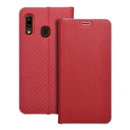kabura-luna-book-carbon-do-samsung-galaxy-a20e-czerwony