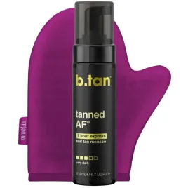 pianka-samoopalajaca-najmocniejsza-efekt-b-tan-tanned-af-200ml-rekawica