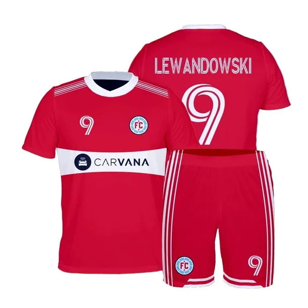 LEWANDOWSKI USA STRÓJ SPORTOWY KOMPLET PILKARSKI ROZMIAR 128