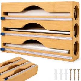 organizer-na-folie-spozywcza-aluminiowa-z-obcinarka-dyspenser-folii-bambus