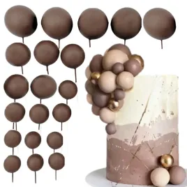topper-kule-brazowe-zestaw-ozdob-na-tort-do-dekoracji-kulki-pikery-20-el