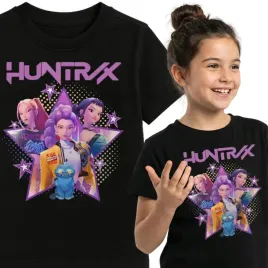 koszulka-huntrix-czarna-k-pop-demon-hunters-lowczynie-demonow-110-cm