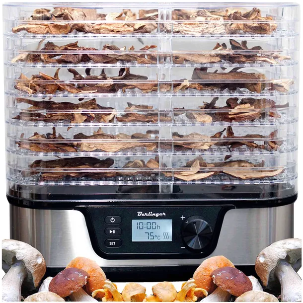 Suszarka do grzybów owoców BPA free | regulacja czasu i temperatury | 6 SIT