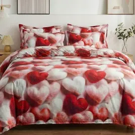 komplet-poscieli-4-czesciowy-3d-bawelna-satynowa-100percent-200x220-cm-serduszka