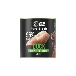 mokra-karma-dla-psow-kaczka-john-dog-pure-black-800-g-dorosle-psy