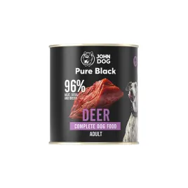 mokra-karma-dla-psow-jelen-john-dog-pure-black-800-g-dorosle-psy